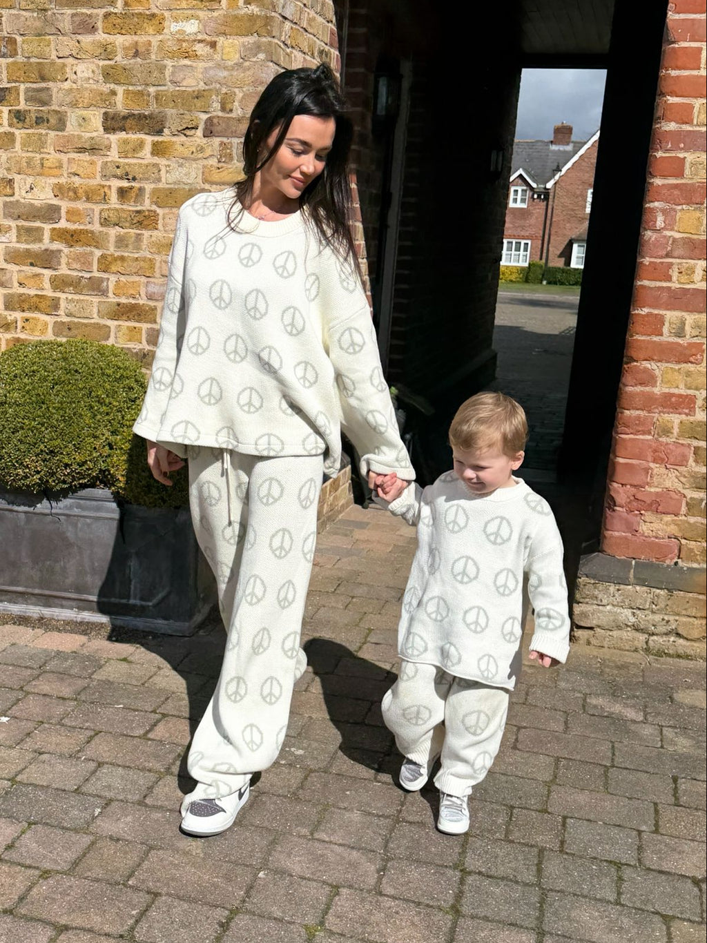 Luxury Woman's Cream Full Tracksuit